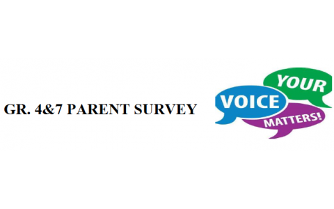 Grade 4 & 7 Parent Survey