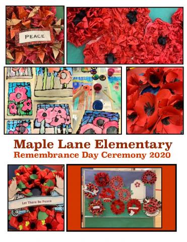 Remembrance Day SEL (Social Emotional Learning) Student Reflections